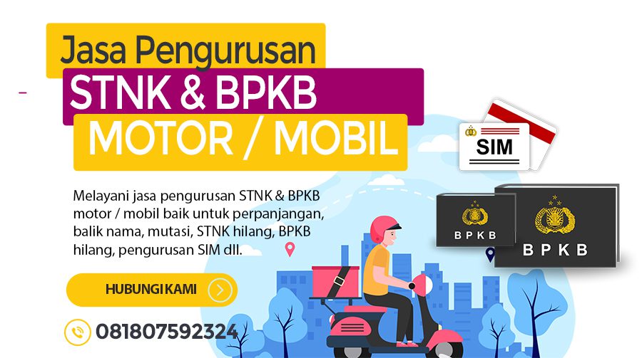 Jasa Pengurusan STNK dan BPKB Motor