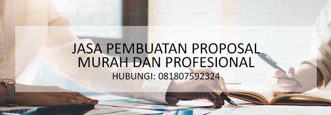 JASA PEMBUATAN PROPOSAL