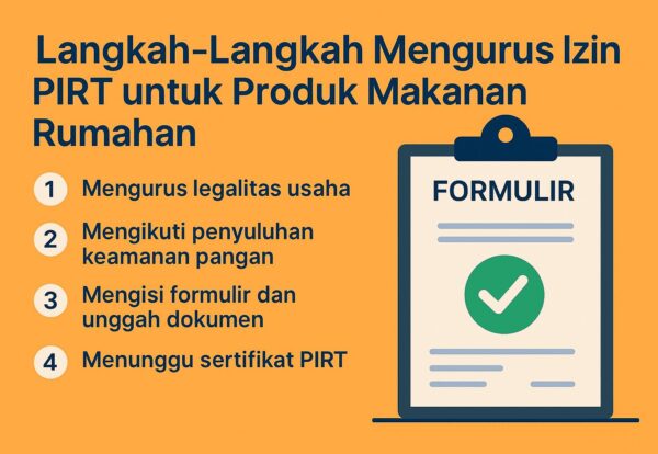 Langkah-Langkah Mengurus Izin PIRT untuk Produk Makanan Rumahan