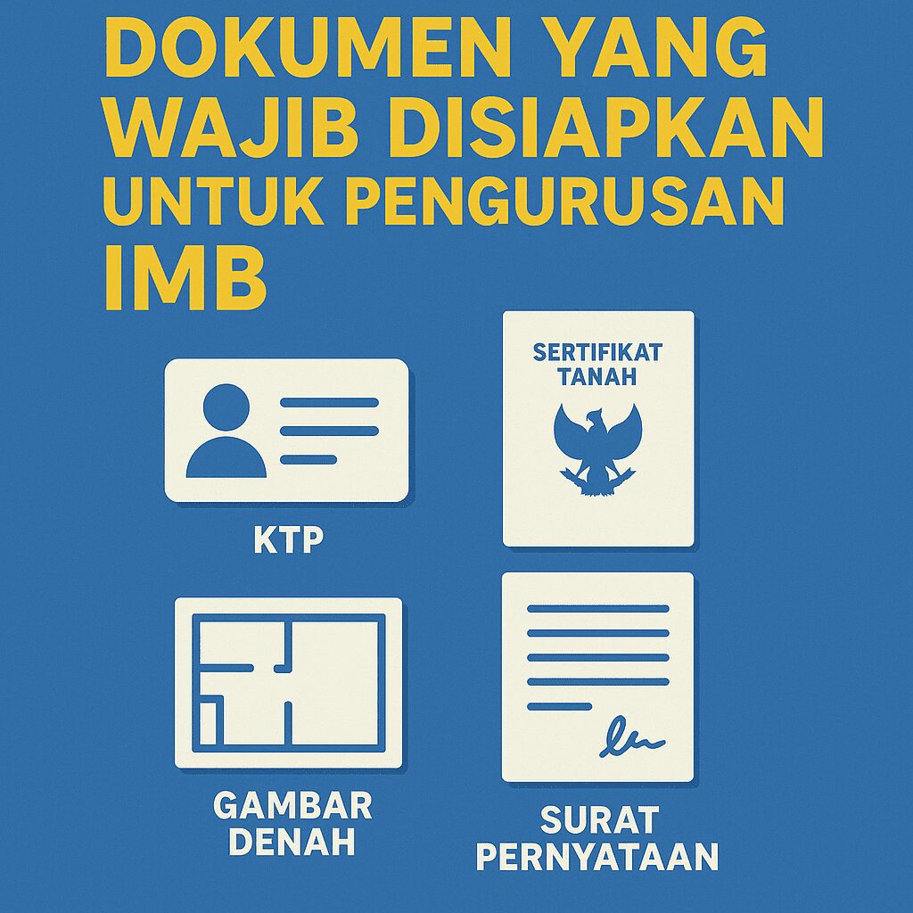 Dokumen yang Wajib Disiapkan untuk Pengurusan IMB