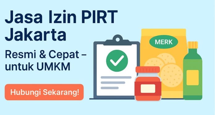Jasa Izin PIRT Jakarta